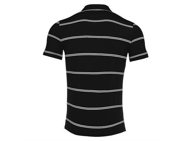 Flamenco Polo BLK/WHT M Poloskjorte til herre 