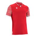 Tureis Shirt RED/WHT XXS Teknisk T-skjorte i ECO-tekstil