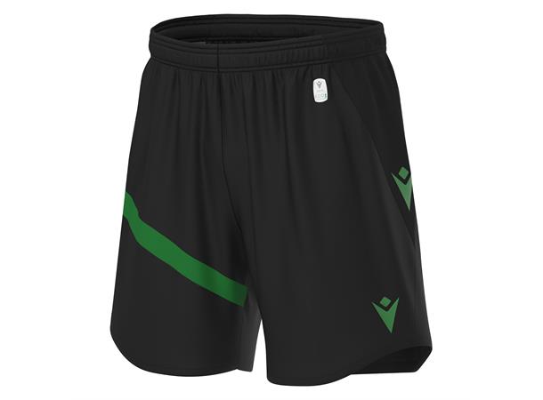 Shen Eco Match Day Shorts BLK/GRN 3XL Teknisk shorts i ECO-tekstil - Unisex 