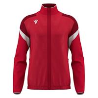 ODIN full zip top RED/WHT L Jakke med kontrastdetaljer